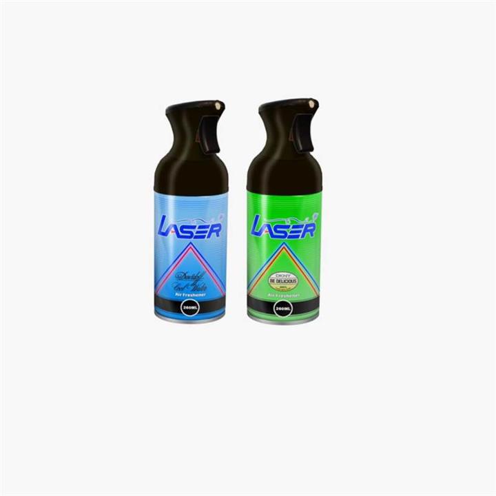 اسپری خوشبوکننده  هوا لیزر مدل کول واتر و دی کی ان وای حجم 260 میلی لیتر مجموعه 2 عددی